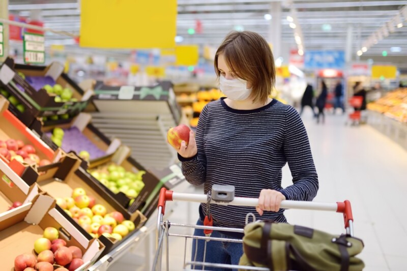 Comprar y evitar el coronavirus