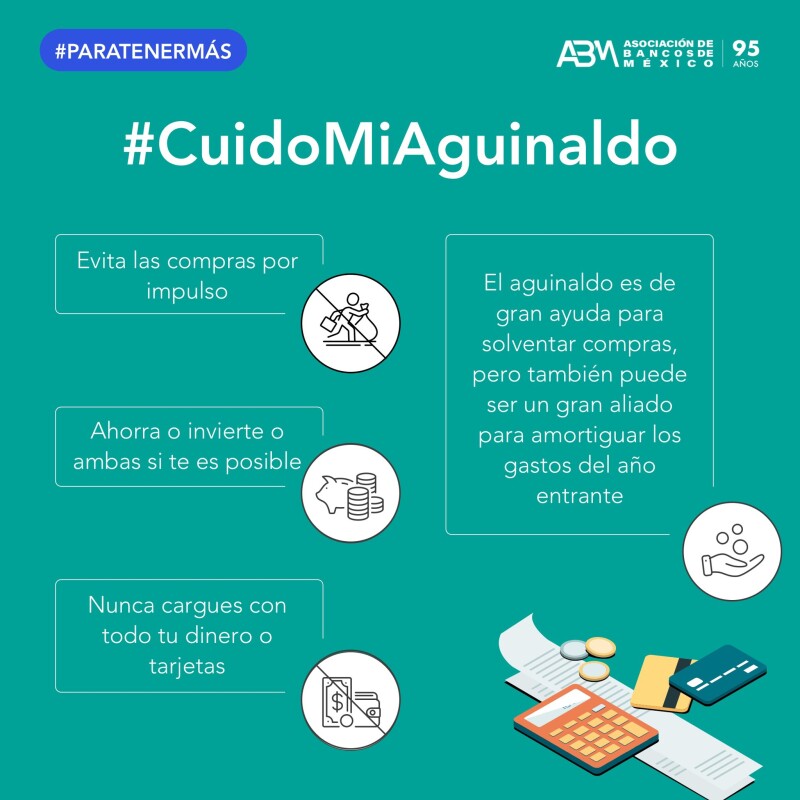 Propósitos de Año Nuevo para cuidar tu aguinaldo.